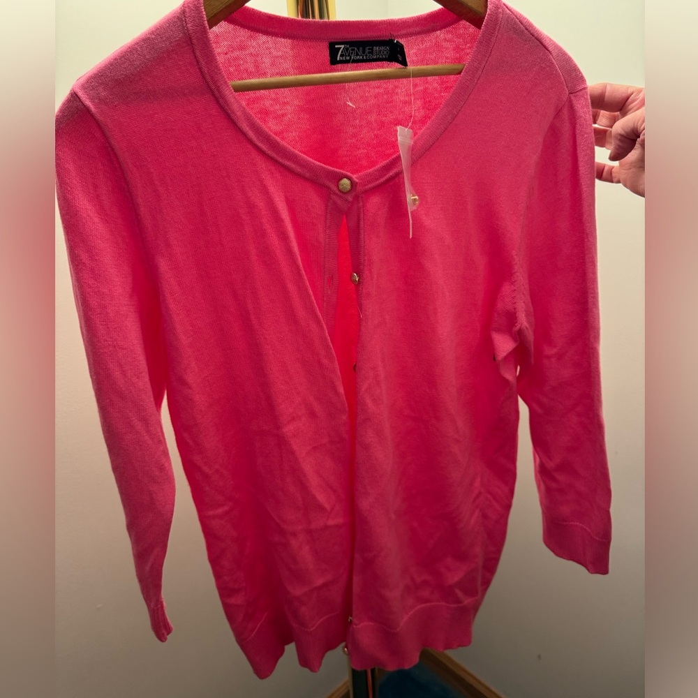 Vintage pink cardigan NWT